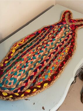 MADE FROM UPCYCLED SARIS! 
Matr Boomie Upcycled Saris Fish Runner
